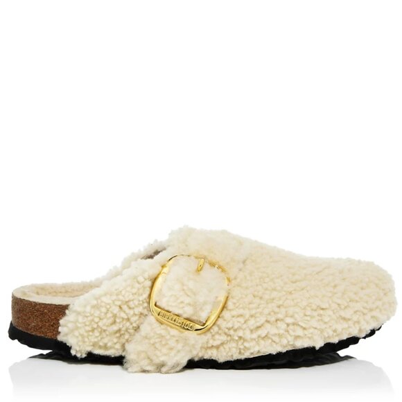 Birkenstock Women's Boston Big Buckle Teddy Shearling Clogs EU 37 US 6-6.5 - Picture 1 of 15